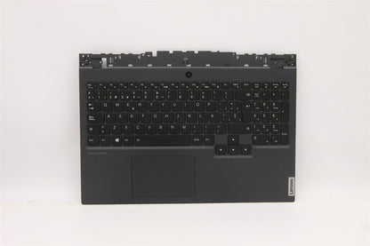 Lenovo Legion 5 15ARH05 Palmrest Cover Touchpad Keyboard Spanish Grey 5CB0Z27689