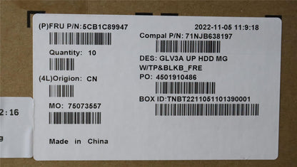 Lenovo Upper Case ASM_FRA C 21A2 HDMGBL 5CB1C89947