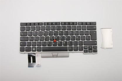 Lenovo ThinkPad T480s L380 L390 E480 E490 Keyboard Spanish Silver 01YN390