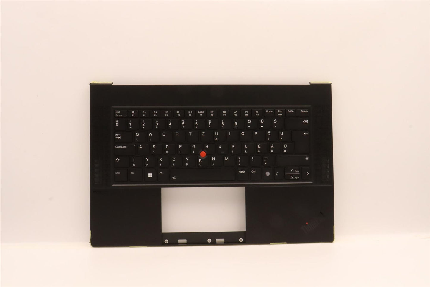 Lenovo ThinkPad Z16 Gen 1 Keyboard Palmrest Top Cover Hungarian Black 5M11J13366