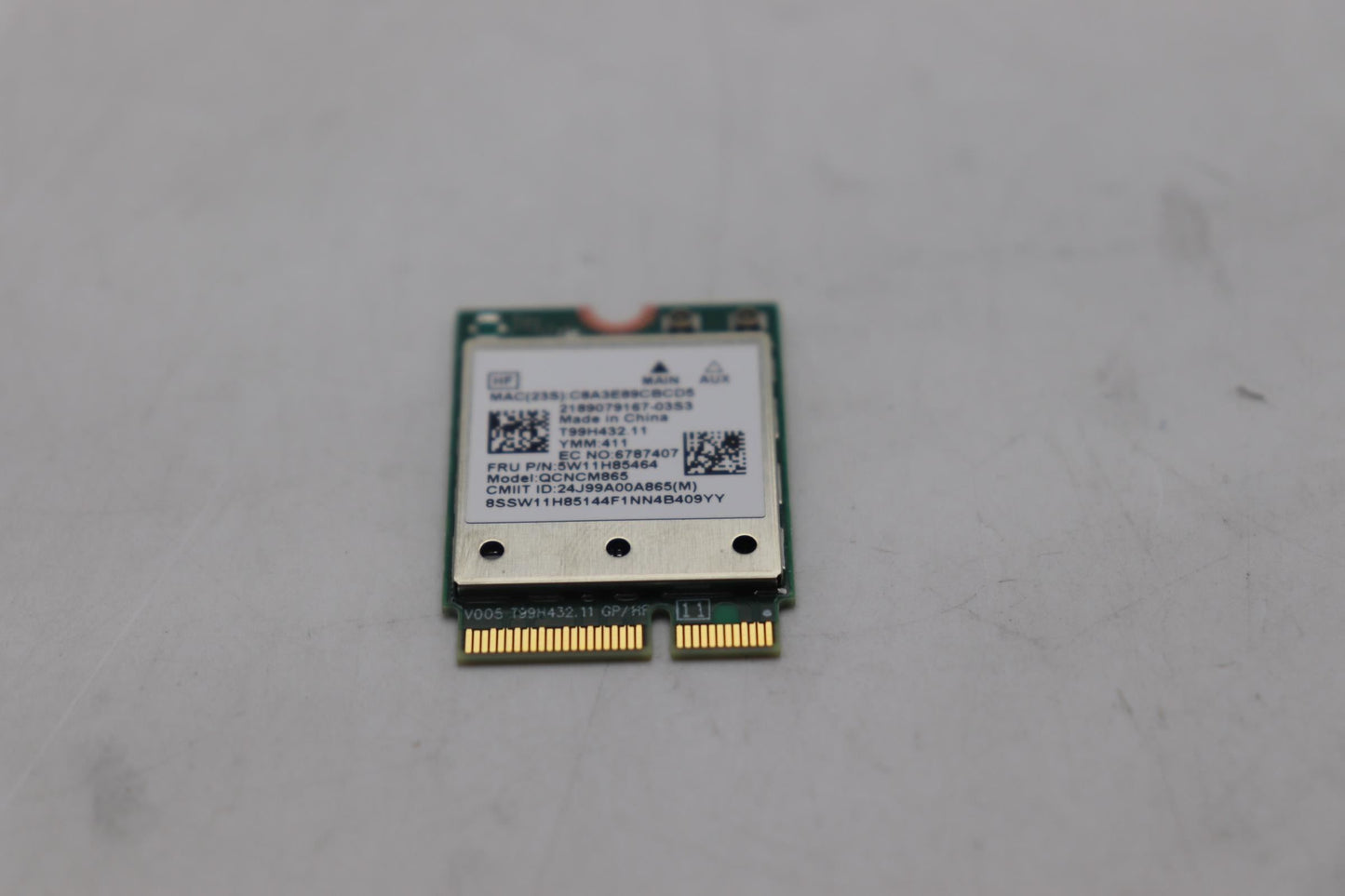 Lenovo WIRELESS Wireless,WLAN,FXN,NCM865A WiFi WLAN Foxconn Board 5W11H85464