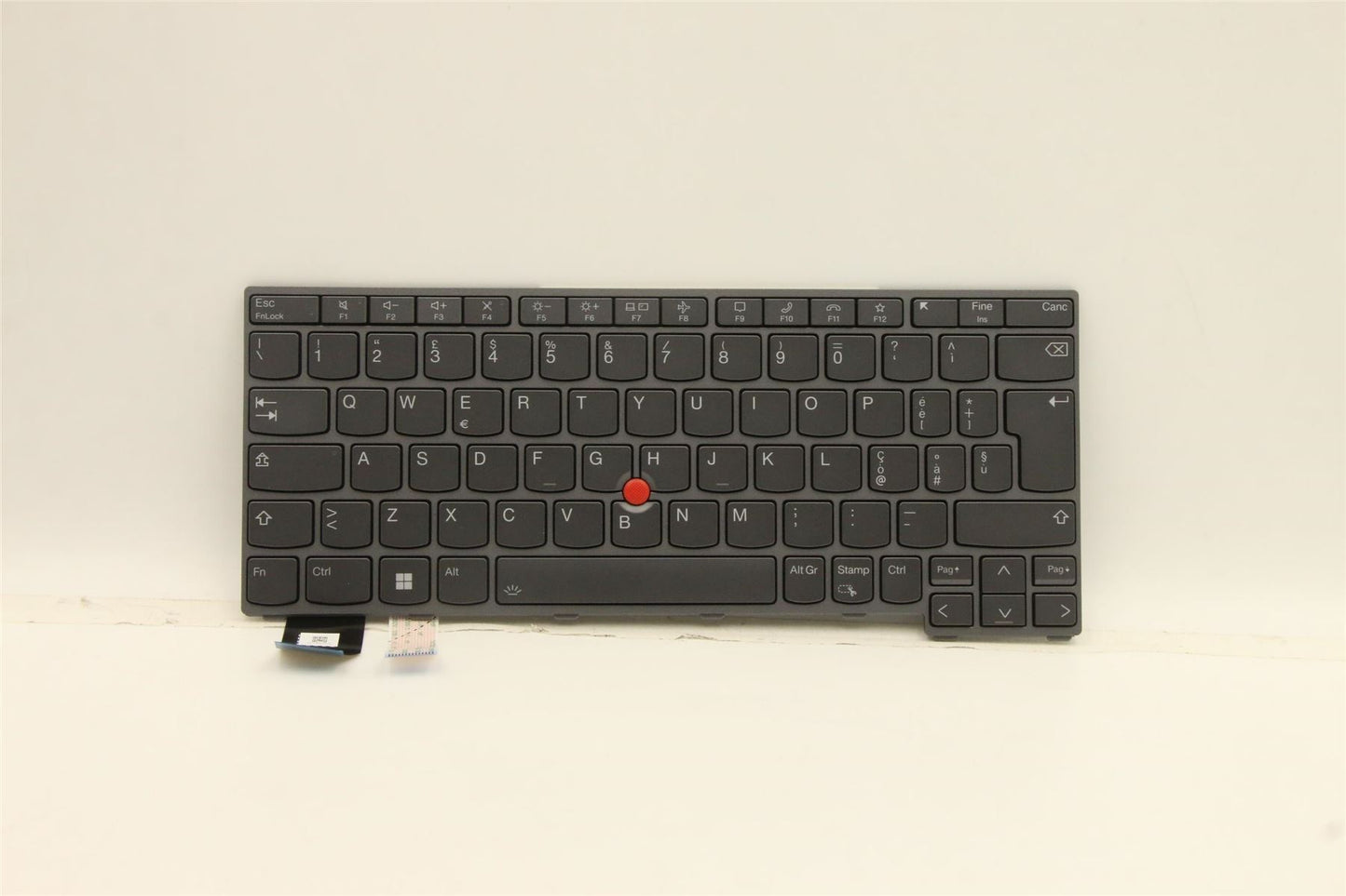 Lenovo ThinkPad X13 2 Keyboard Italian Grey Backlit 5N21A22010