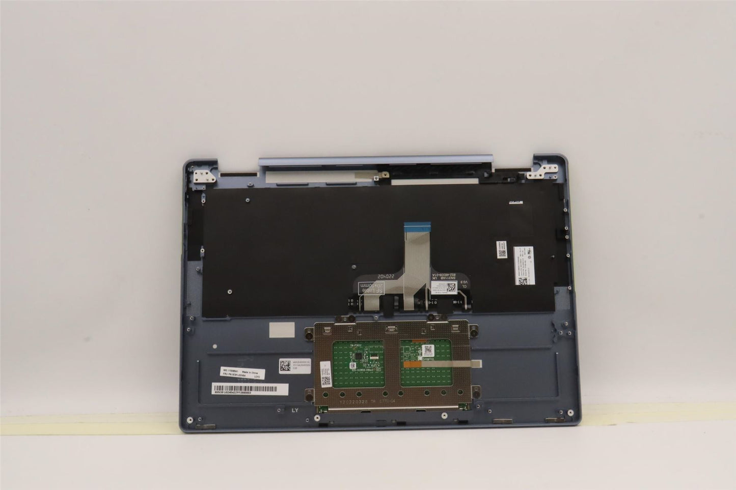Lenovo Yoga 7 14IAL7 Palmrest Cover Touchpad Keyboard Belgian 5CB1J02454