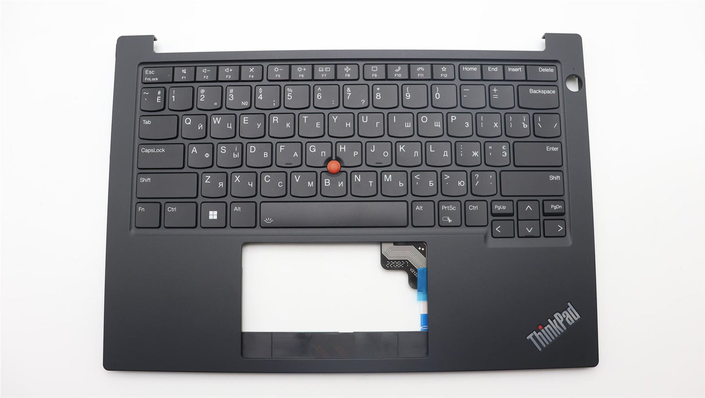 Lenovo ThinkPad E14 Gen 5 Keyboard Palmrest Top Cover Ukrainian Black 5M11L92648