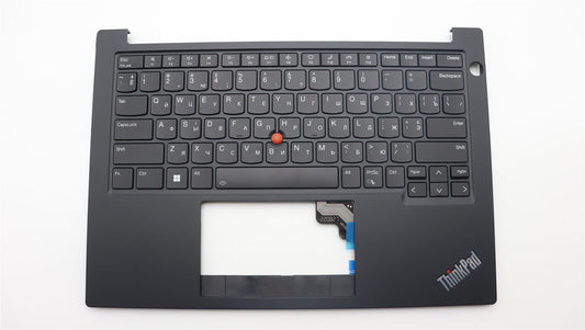 Lenovo ThinkPad E14 Gen 5 Keyboard Palmrest Top Cover Ukrainian Black 5M11L92648