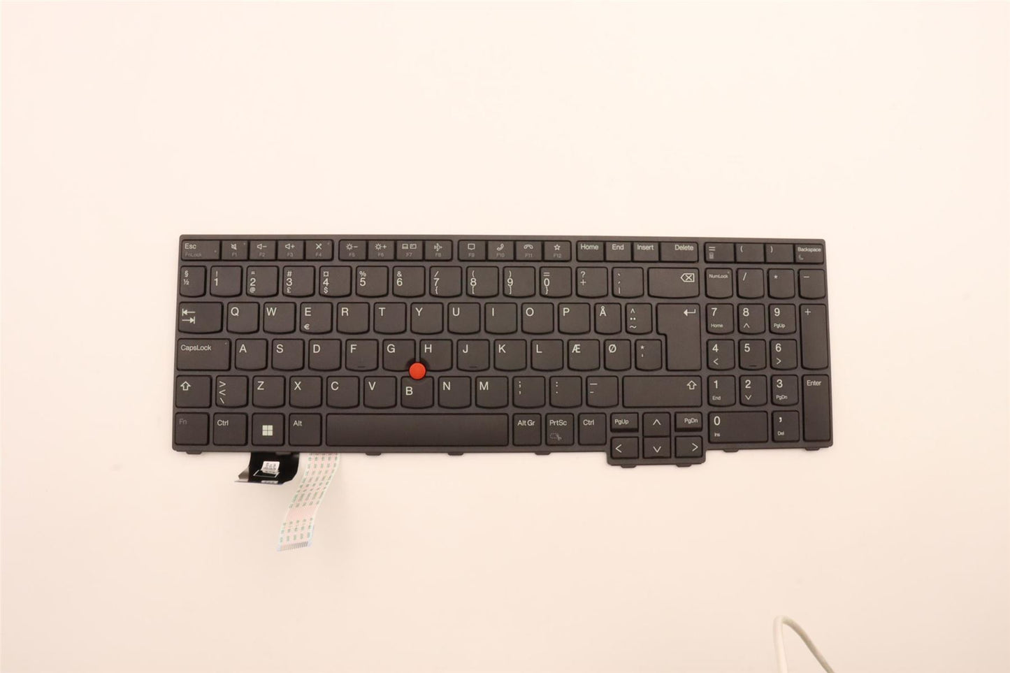 Lenovo ThinkPad T16 Gen 1 P16s Gen 1 L15 Gen 3 s Keyboard Danish 5N21D93731