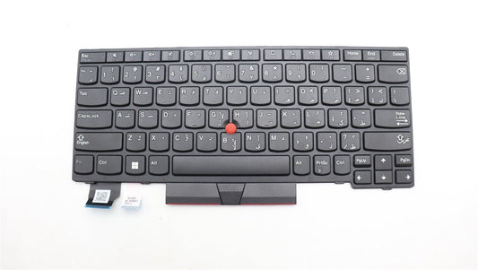 Lenovo ThinkPad L13 2 X13 Keyboard Arabic Black 5N20V43150
