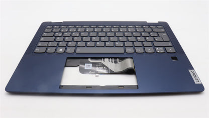Lenovo IdeaPad 5 14ABR8 Keyboard Palmrest Top Cover German Abyss Blue 5CB1K20728