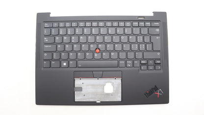 Lenovo Carbon X1 11th Keyboard Palmrest Top Cover Swiss Black Backlit 5M11H62850