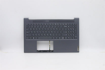 Lenovo IdeaPad 7 15ITL05 Keyboard Palmrest Top Cover US Grey 5CB1B10114