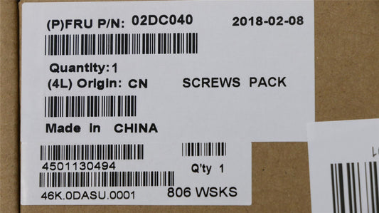 Lenovo ThinkPad 11e 5th Screw Screws Kit 02DC040