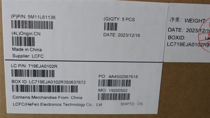 Lenovo ThinkPad E14 Gen 5 s Keyboard Palmrest Top Cover French 5M11L61136