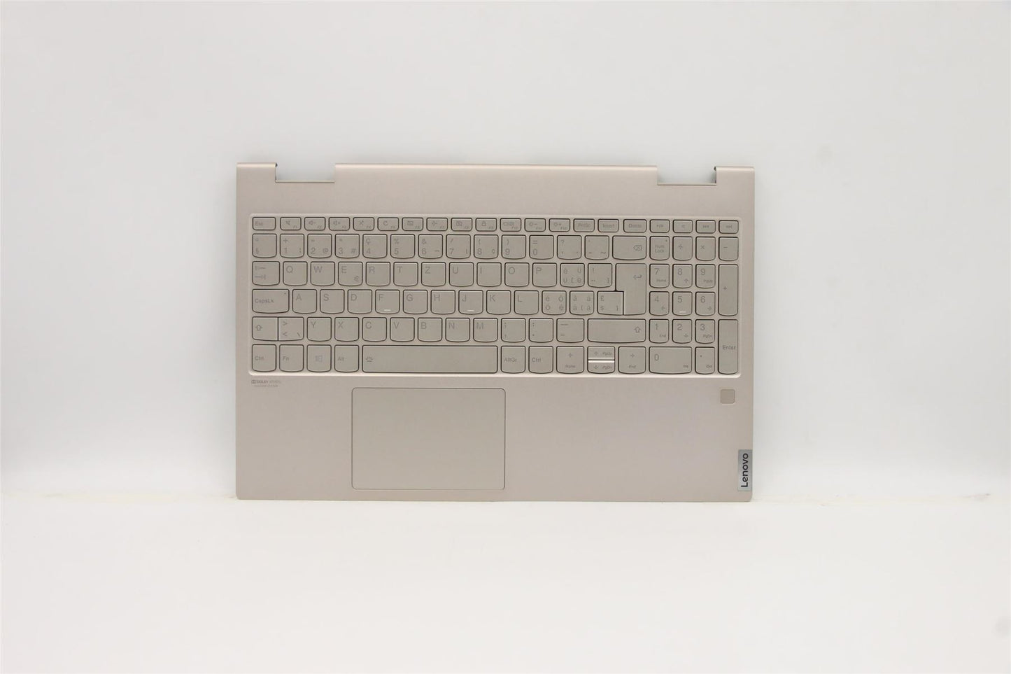 Lenovo C740 15IML Palmrest Cover Touchpad Keyboard Switzerland Mica 5CB0U43838