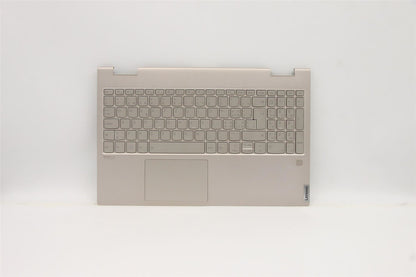 Lenovo C740 15IML Palmrest Cover Touchpad Keyboard Switzerland Mica 5CB0U43838