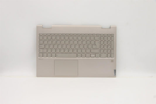 Lenovo C740 15IML Palmrest Cover Touchpad Keyboard Switzerland Mica 5CB0U43838
