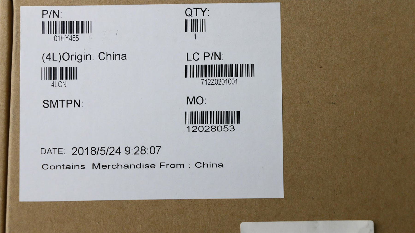 Lenovo FRU D cover ASM 01HY455