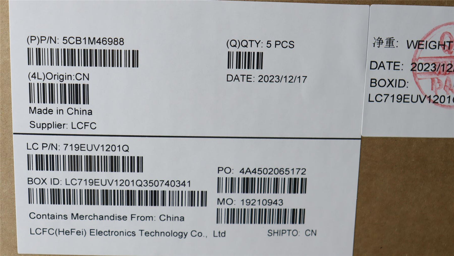 Lenovo IdeaPad 3 15IRH8 Palmrest Cover Touchpad Keyboard Italian 5CB1M46988