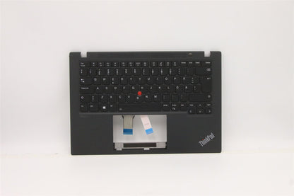 Lenovo ThinkPad T14s 2 Keyboard Palmrest Top Cover Swedish Finnish 5M11A37728