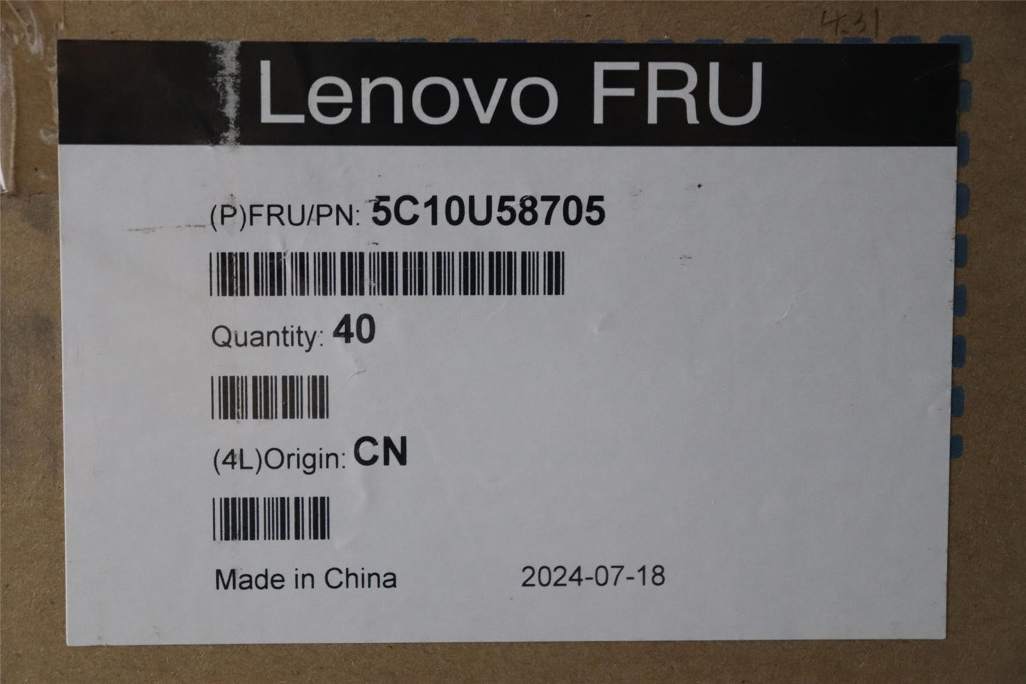 Lenovo Fru,Broadcom SATA 4-drop cable 5C10U58705