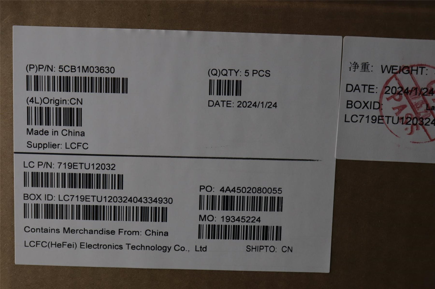Lenovo IdeaPad 3 15IAH8 Palmrest Cover Touchpad Keyboard Belgian 5CB1M03630