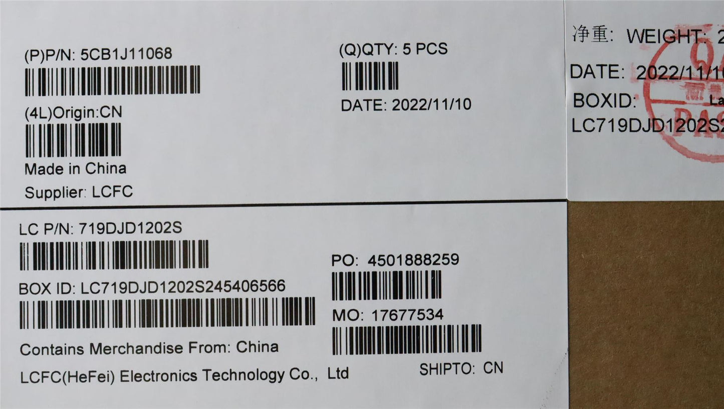 Lenovo Upper Case ASM_SPA L82QF FPSG 5CB1J11068