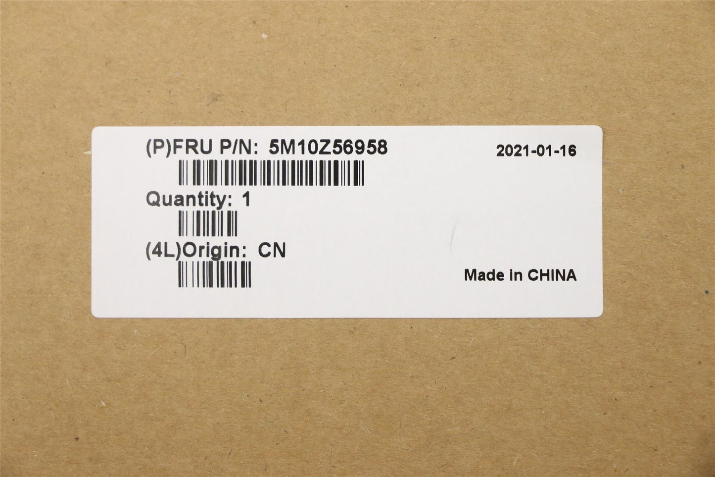 Lenovo ThinkPad P1 Gen 3 X1 3rd Gen Palmrest Cover Keyboard Black 5M10Z56959