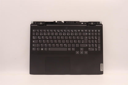Lenovo IdeaPad 3 16IAH7 Palmrest Cover Touchpad Keyboard German Black 5CB1J09564