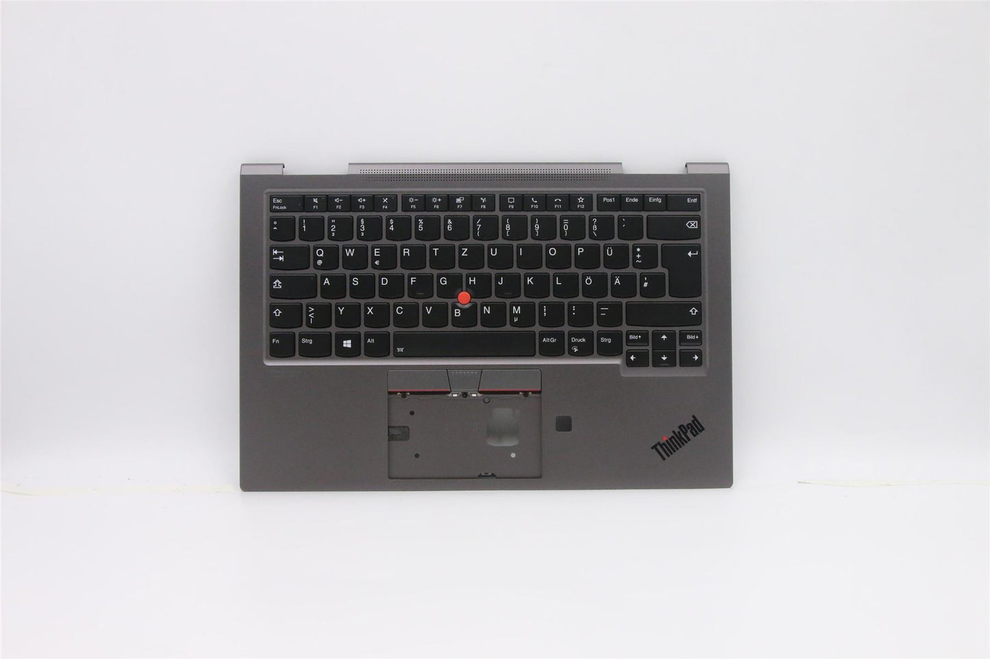 Lenovo Yoga X1 5th Gen Palmrest Touchpad Cover Keyboard German Grey 5M10Z37093