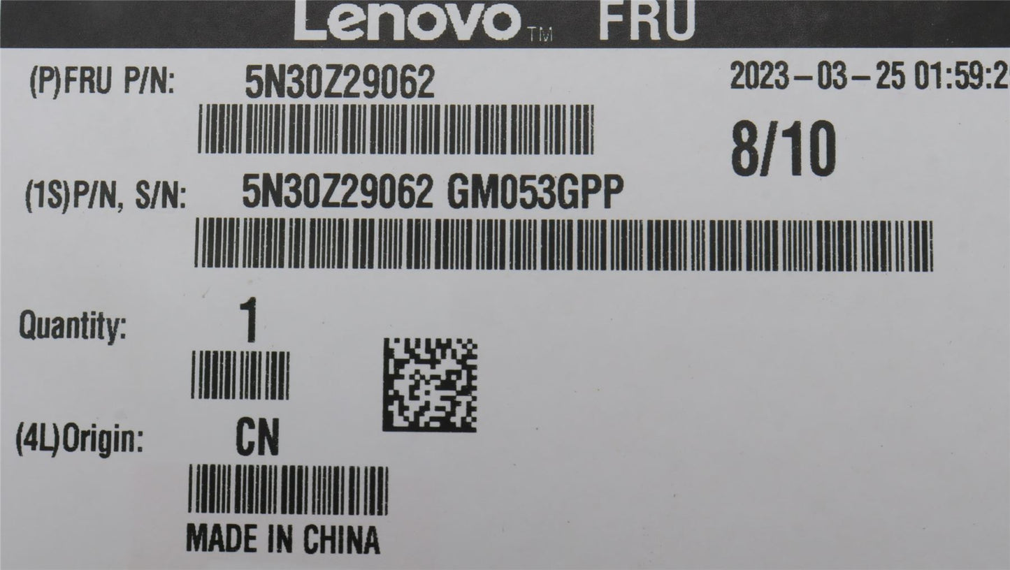 Lenovo 5N30Z29062 NETWRK_CRD Lx 8125BGS PCIEx1 2.5G LP