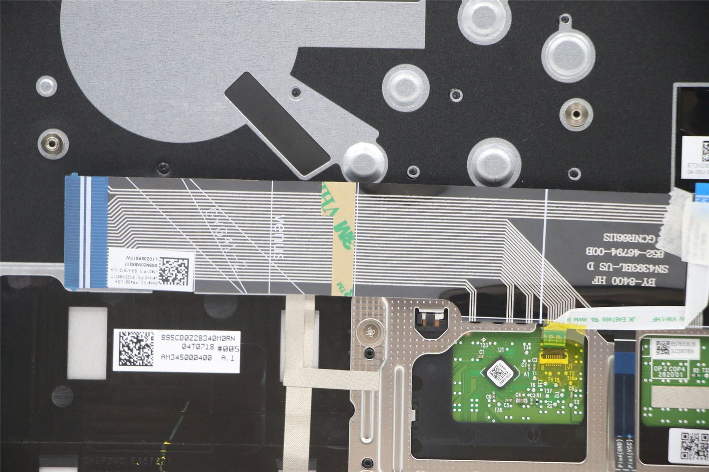 Lenovo Upper C82ES AL_DUC FP BLKB_USA 5CB0Z28356