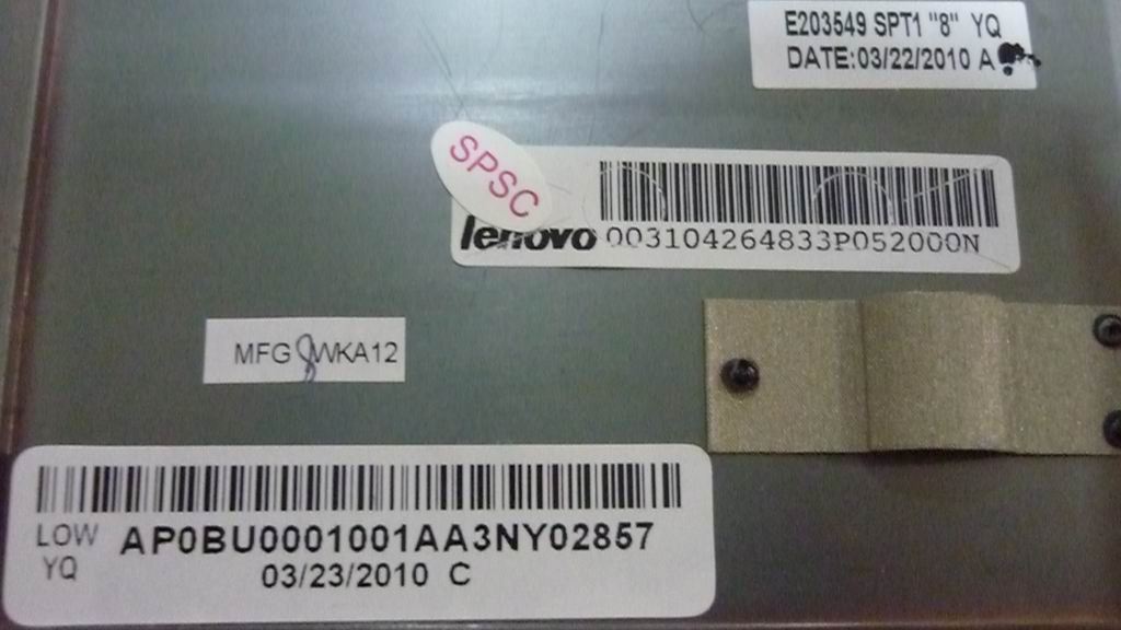 Lenovo G555 Bottom Base Lower Chassis Cover Black 31042648