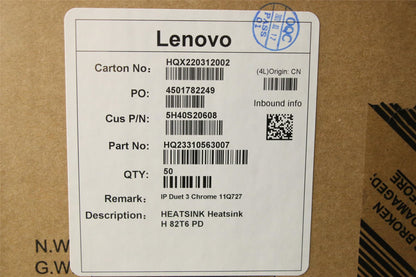 Lenovo HEATSINK Heatsink H 82T6 PD 5H40S20608