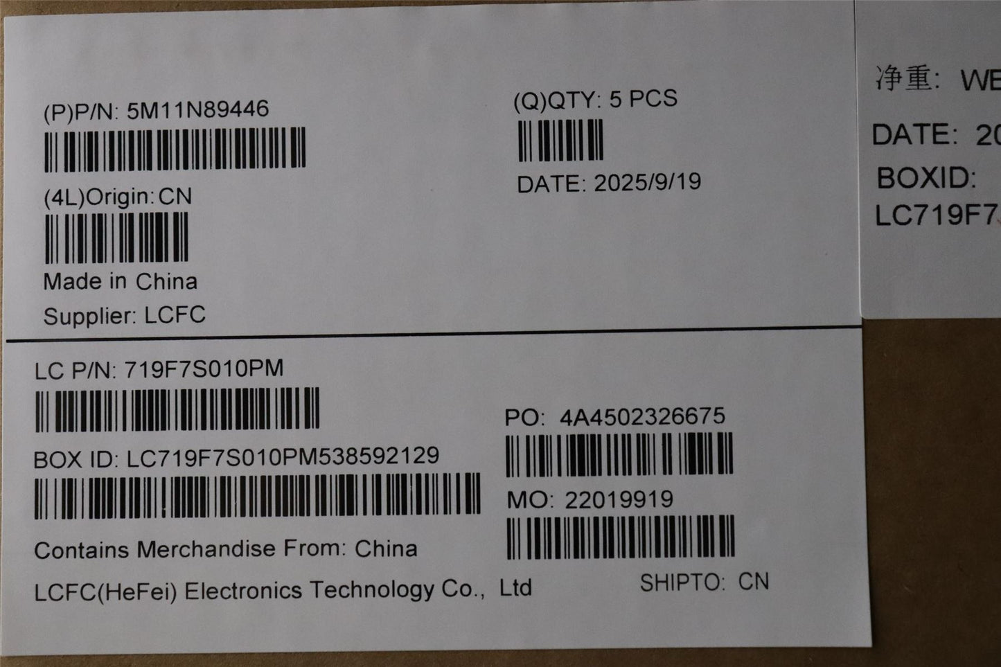 Lenovo MECH_ASM BL KB BK MG LA SPA PMX 5M11N89448