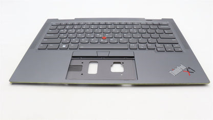 Lenovo ThinkPad X1 8th Gen Keyboard Palmrest Top Cover Korean Grey 5M11H62450