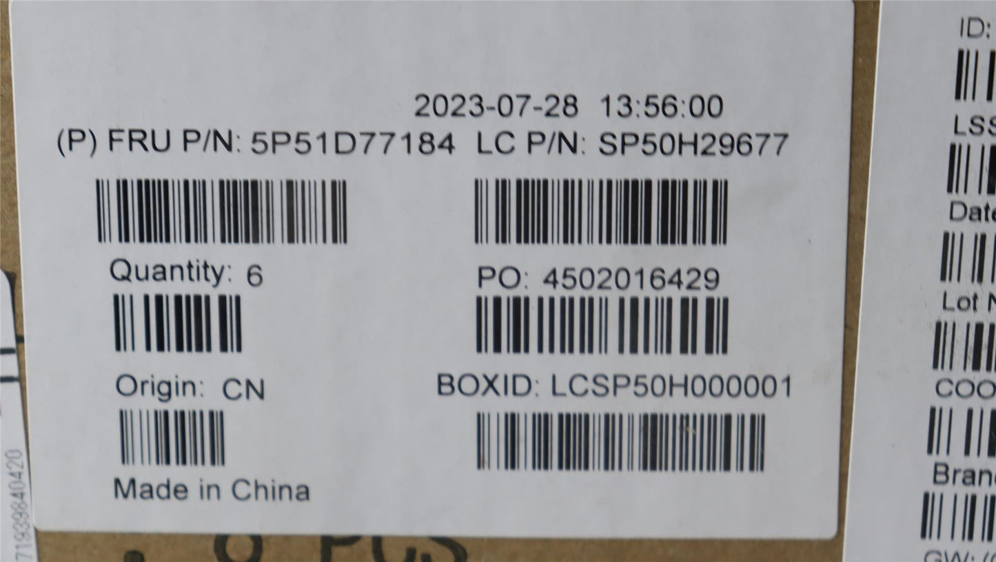 Lenovo ThinkStation P3 Tower Workstation Power Supply PSU Power 5P51D77184