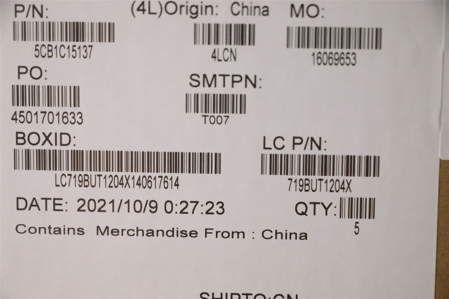 Lenovo Upper Case ASM_EUROENGL81X8FPPGDIS 5CB1C15137