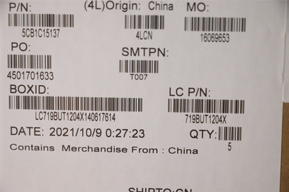 Lenovo Upper Case ASM_EUROENGL81X8FPPGDIS 5CB1C15137