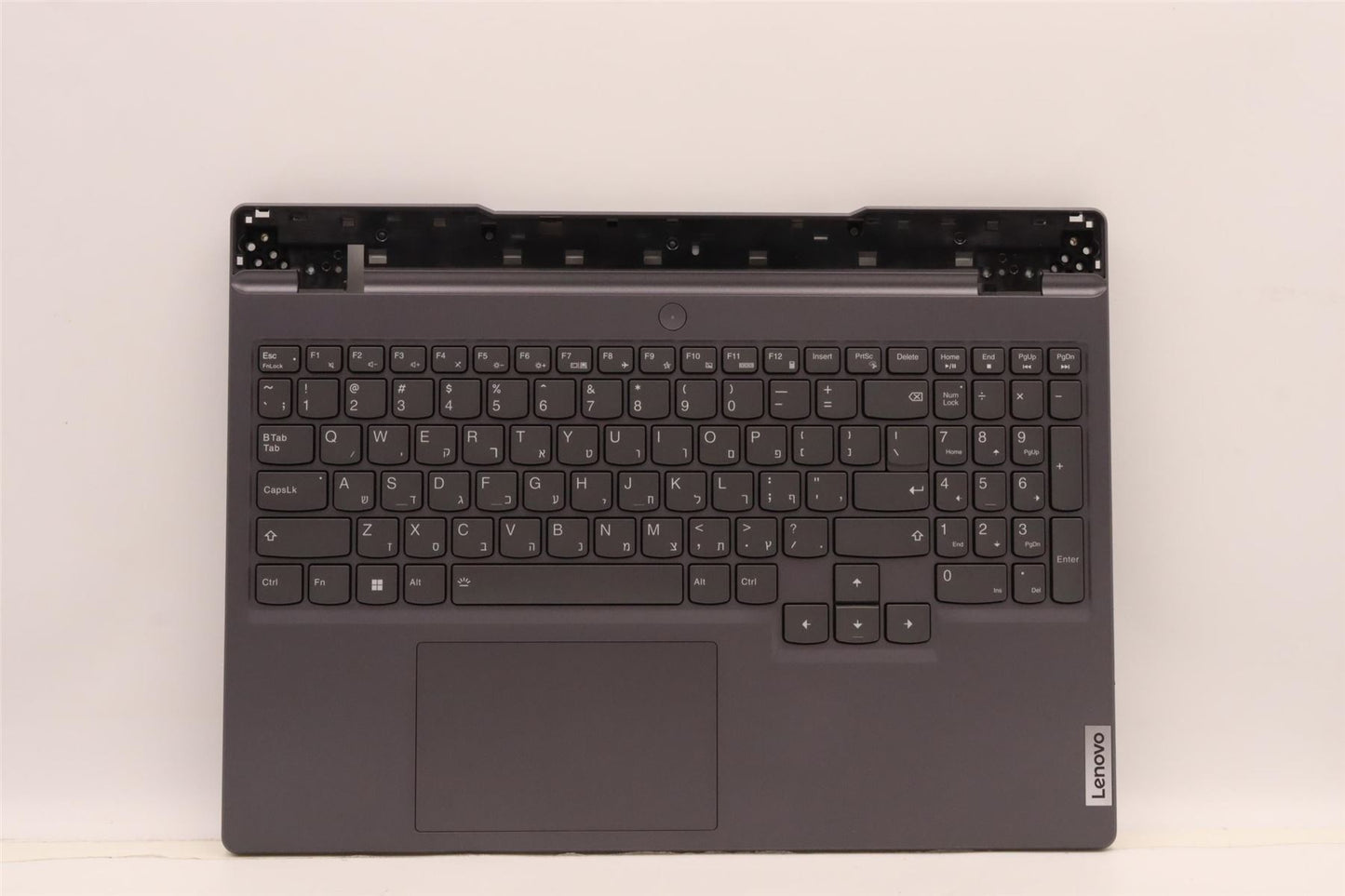 Lenovo 5 15ARH7 Palmrest Cover Touchpad Keyboard Hebrew Storm Grey 5CB1H78529