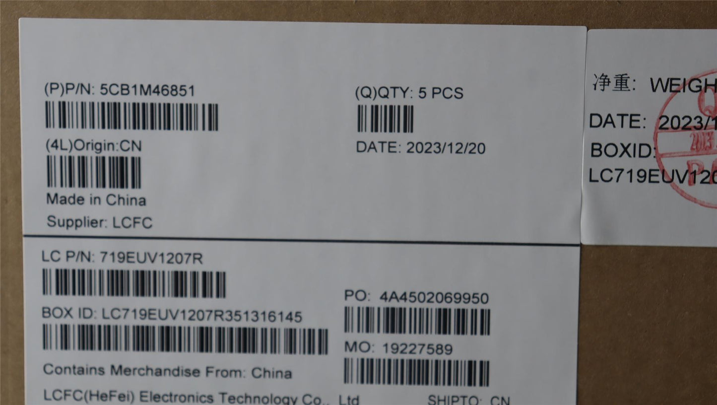Lenovo IdeaPad 3 15IRH8 Palmrest Cover Touchpad Keyboard French 5CB1M46851