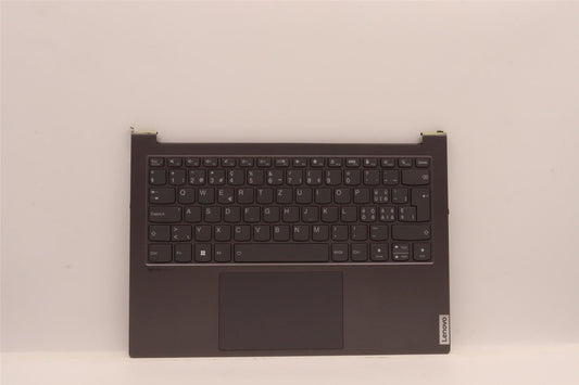 Lenovo Yoga 7 14IAH7 Palmrest Cover Touchpad Keyboard Switzerland 5CB1J23681