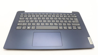 Lenovo IdeaPad 114IGL7 Palmrest Cover Touchpad Keyboard German Blue 5CB1J37612