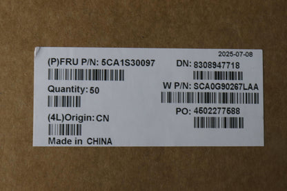 Lenovo CONNECTOR FRU CONN CH0.06 mm Type C- DRN USB-C Board 5CA1S30097
