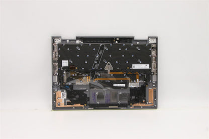 Lenovo Yoga X1 6th Keyboard Palmrest Top Cover Portuguese Grey 5M11C41006