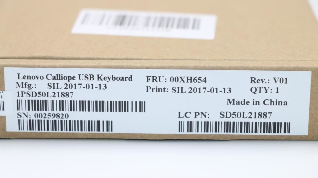 Lenovo IdeaCentre 510-22ISH 510-23ISH A340-24IGM USB Wired Keyboard 00XH654
