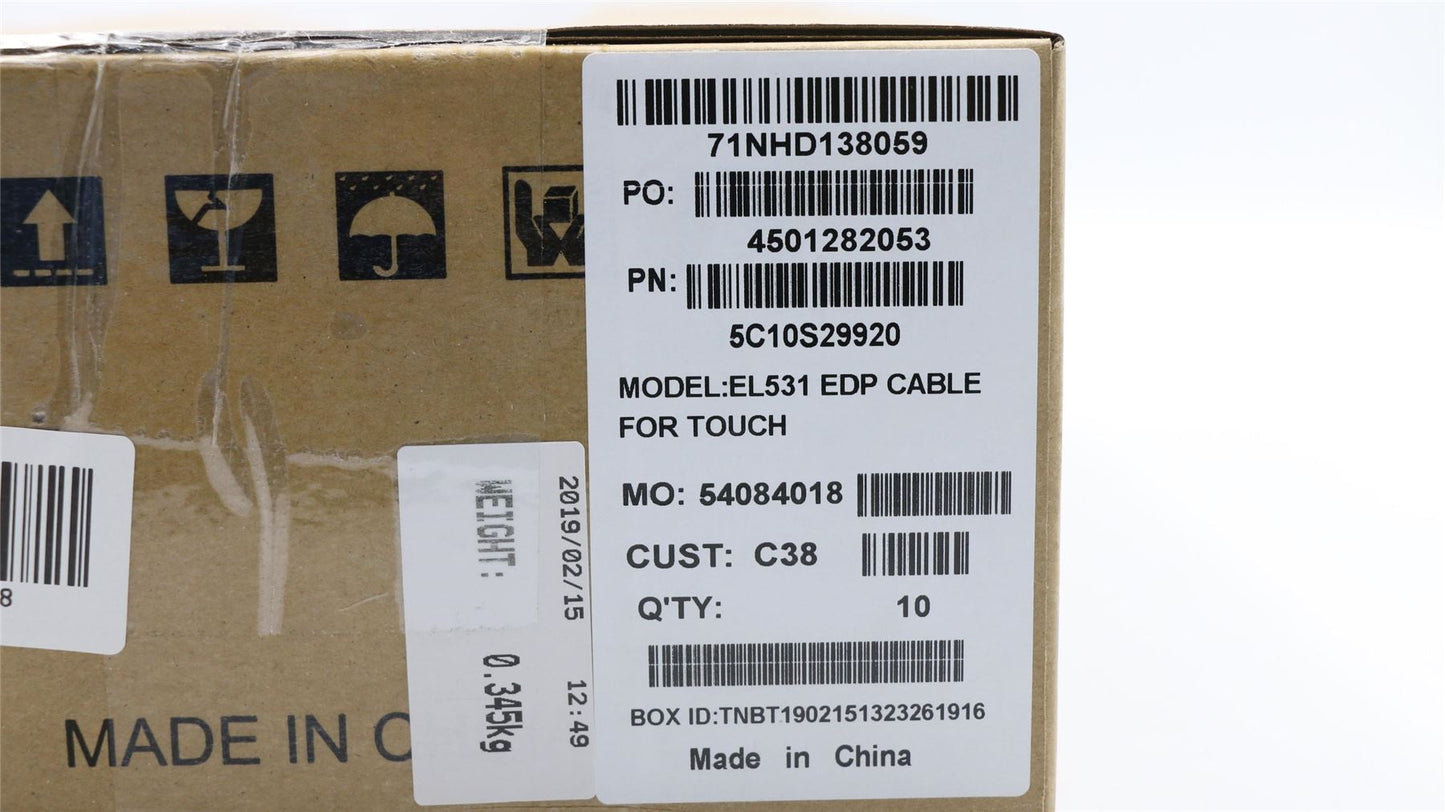 Lenovo IdeaPad S340-15IWL Câble tactile Écran LCD LED 5C10S29920