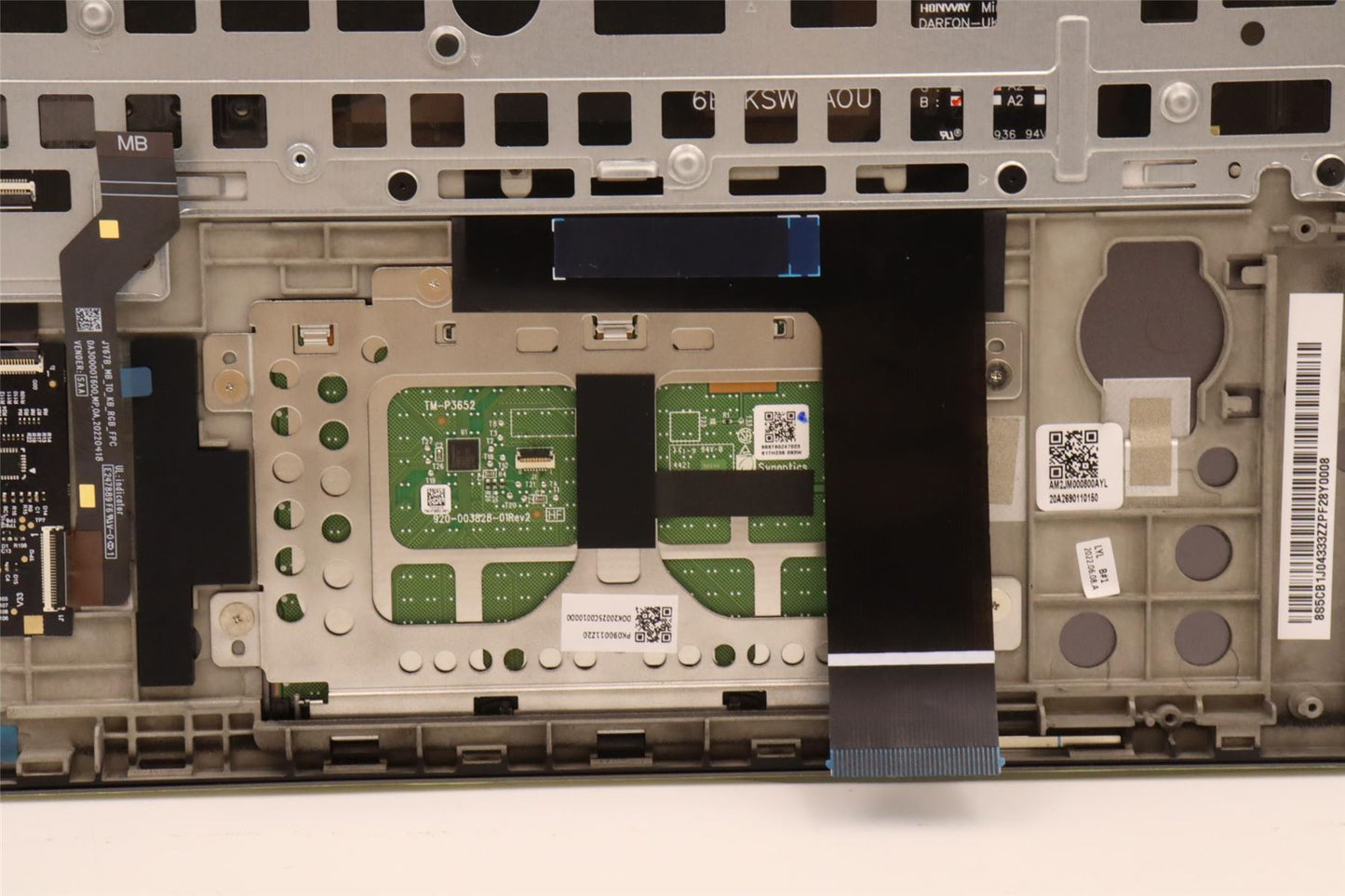 Lenovo Upper Case ASM_POR L82TF RGBSG 5CB1J04333