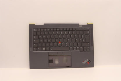 Lenovo Yoga X1 7th Keyboard Palmrest Top Cover German Grey 5M11H45772