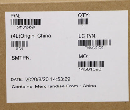 Lenovo MECH_ASM FRU ASM BL NFPR BK UK FRA 5M10W64590