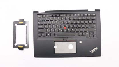 Lenovo ThinkPad X390 Keyboard Palmrest Top Cover Russian Black 02HL532