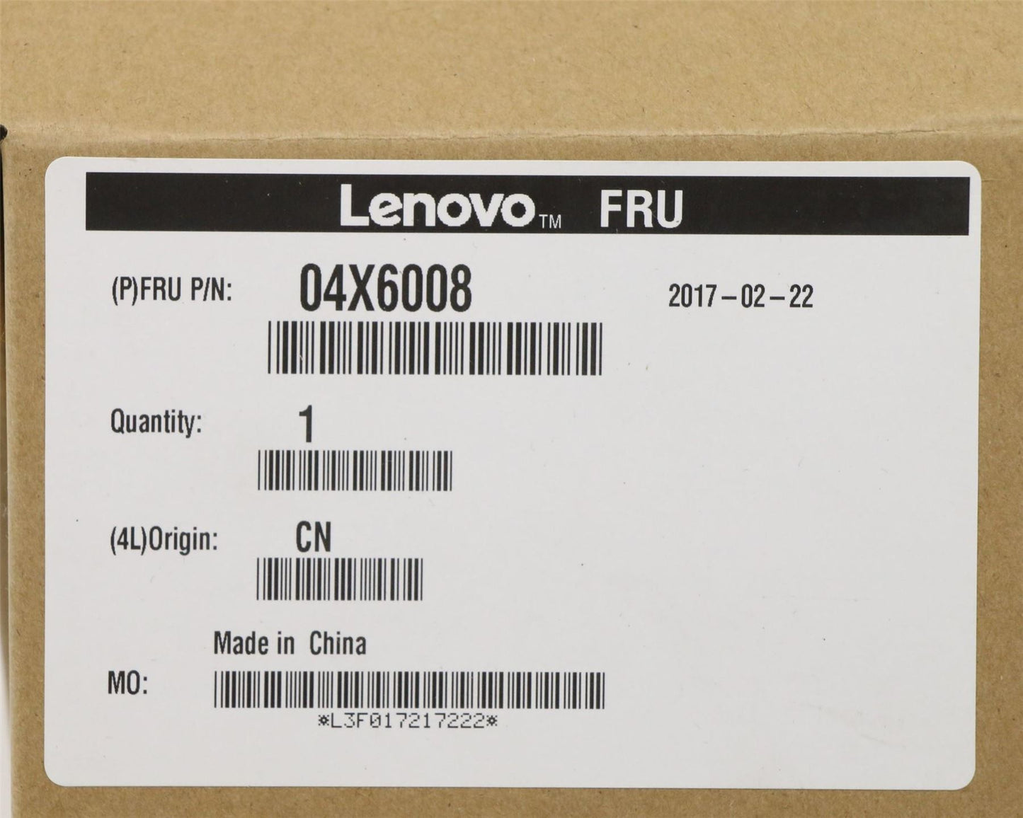 Lenovo Wireless, CMB, IN, WP2an M.2 04X6008